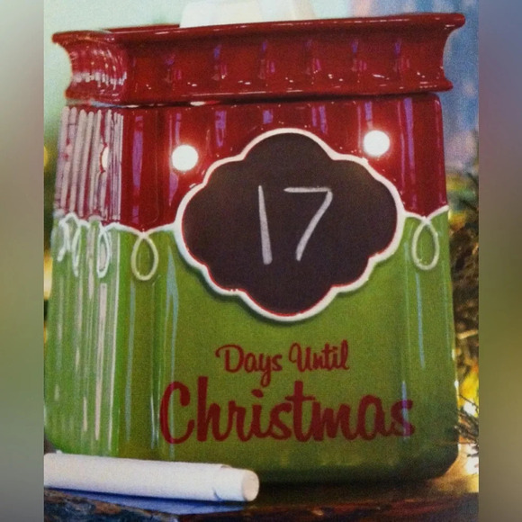 Scentsy Tis The Season Days Until Christmas Countdown Present Electric Warmer - Picture 1 of 9